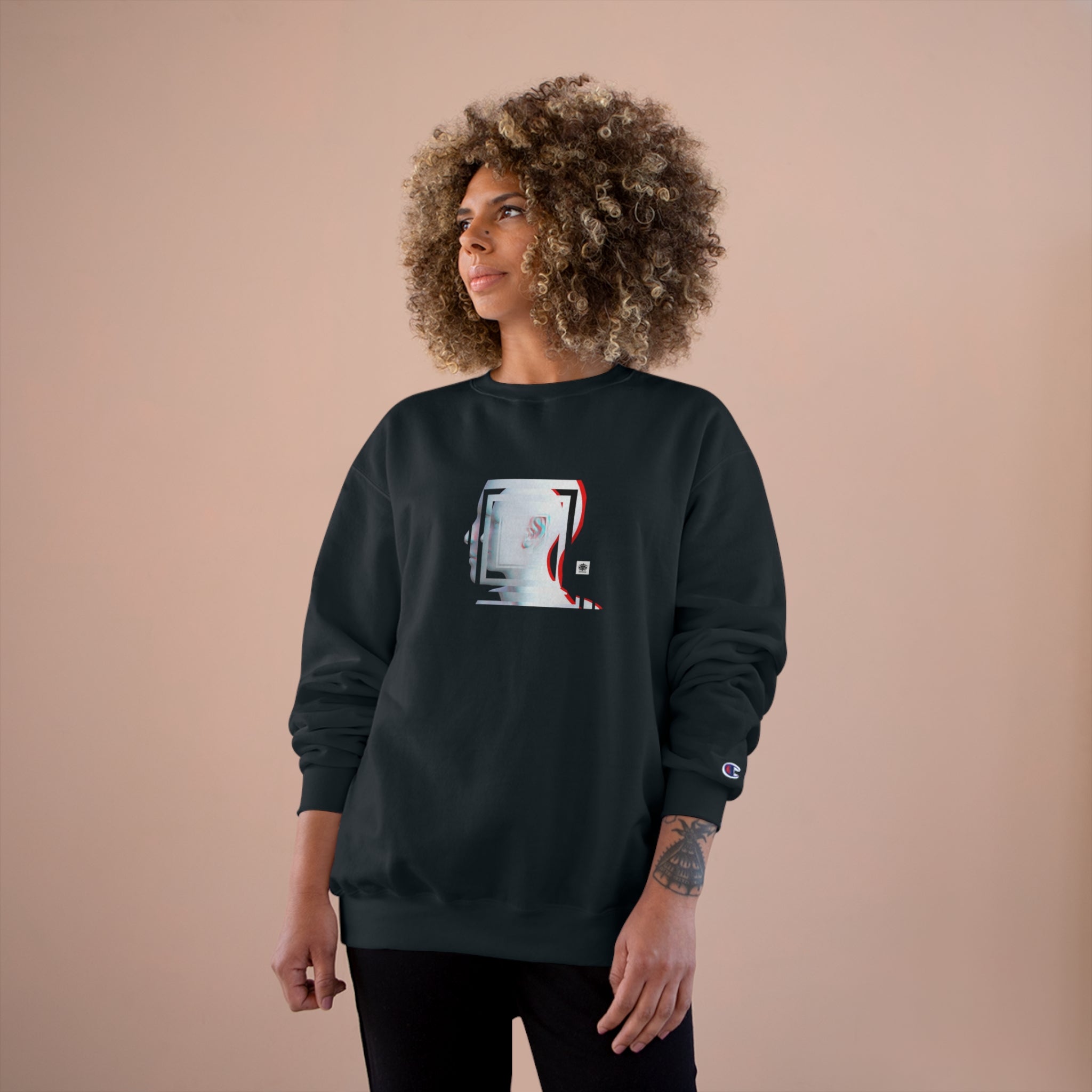 EXCLUSIVE &quot;KNGDOM&quot; EDITION- &quot;SELF-EMPOWERMENT OVER TRAUMA&quot; Unisex Champion Sweatshirt W/ Blk Kngdom Logo