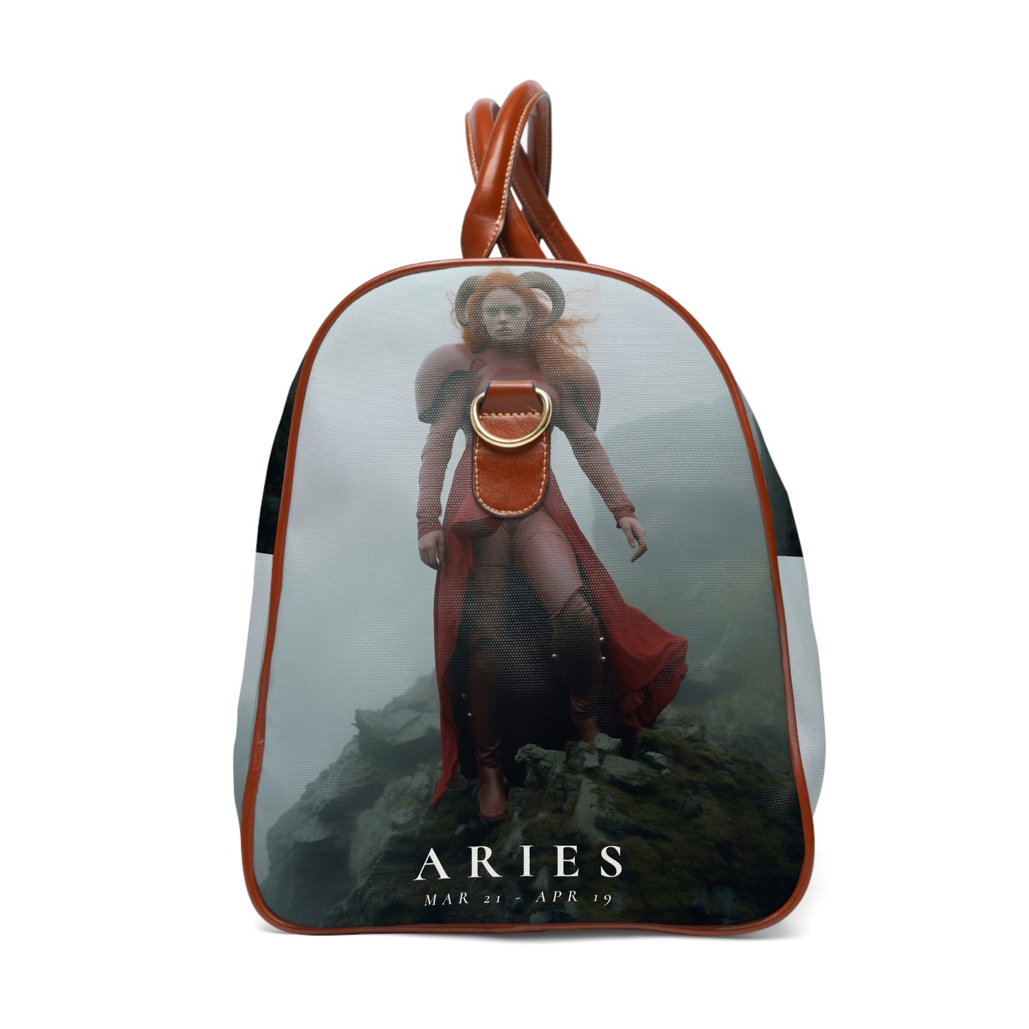 H.E.R &quot;ARIES&quot;- Vegan Leather Self-Expression Waterproof Travel Bag W/ Blk Kngdom Logo