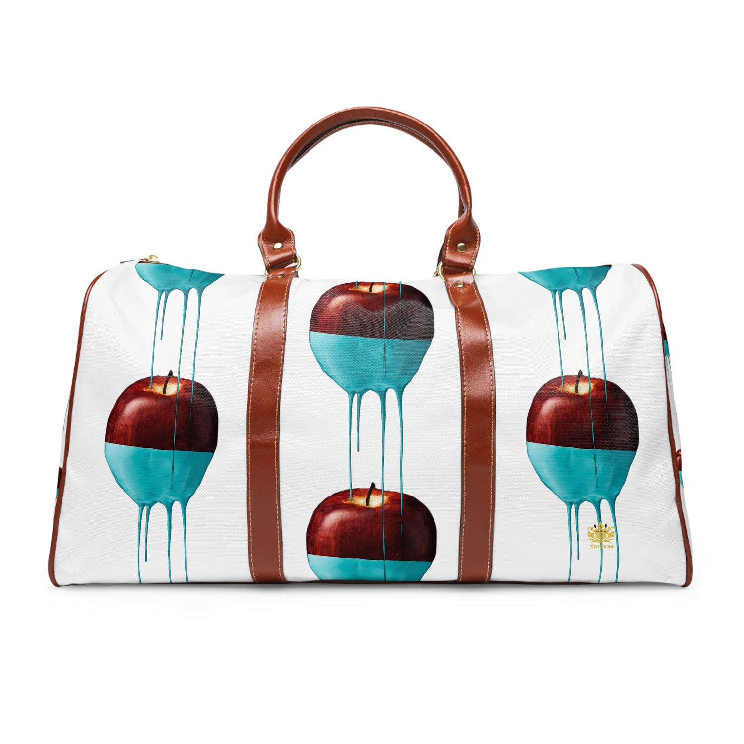 Kngdom (APPLE) &quot;DRIP&quot;- Vegan Leather Self-Expression Waterproof Travel Bag W/ Kngdom Logo