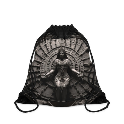 &quot;CHAKRA&quot;- Drawstring Bag W/ Blk Kngdom Logo