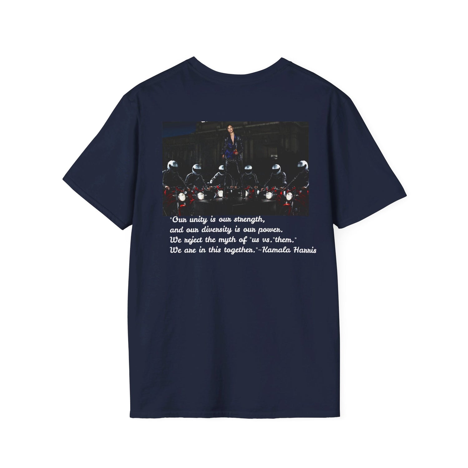 &quot;Extension Of Self Wo-MAN- Together We Win&quot; KAMALA/WALZ 2024(Quote)- Unisex Softstyle T-Shirt W/ Kngdom Logo