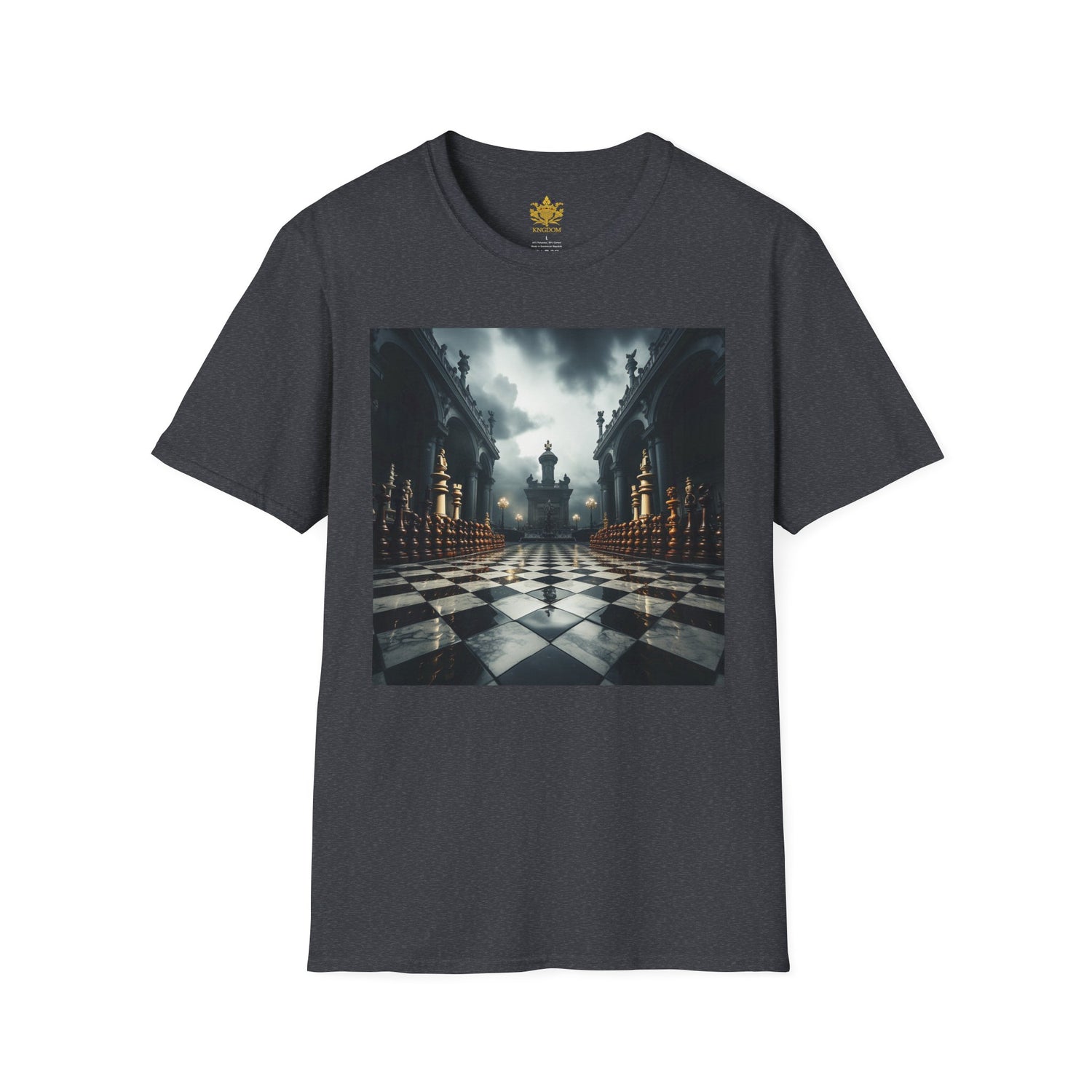 &quot;CHECKMATE&quot;: camiseta unisex de estilo suave con logotipo de Kingdom 