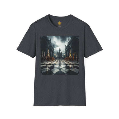 &quot;CHECKMATE&quot;: camiseta unisex de estilo suave con logotipo de Kingdom 