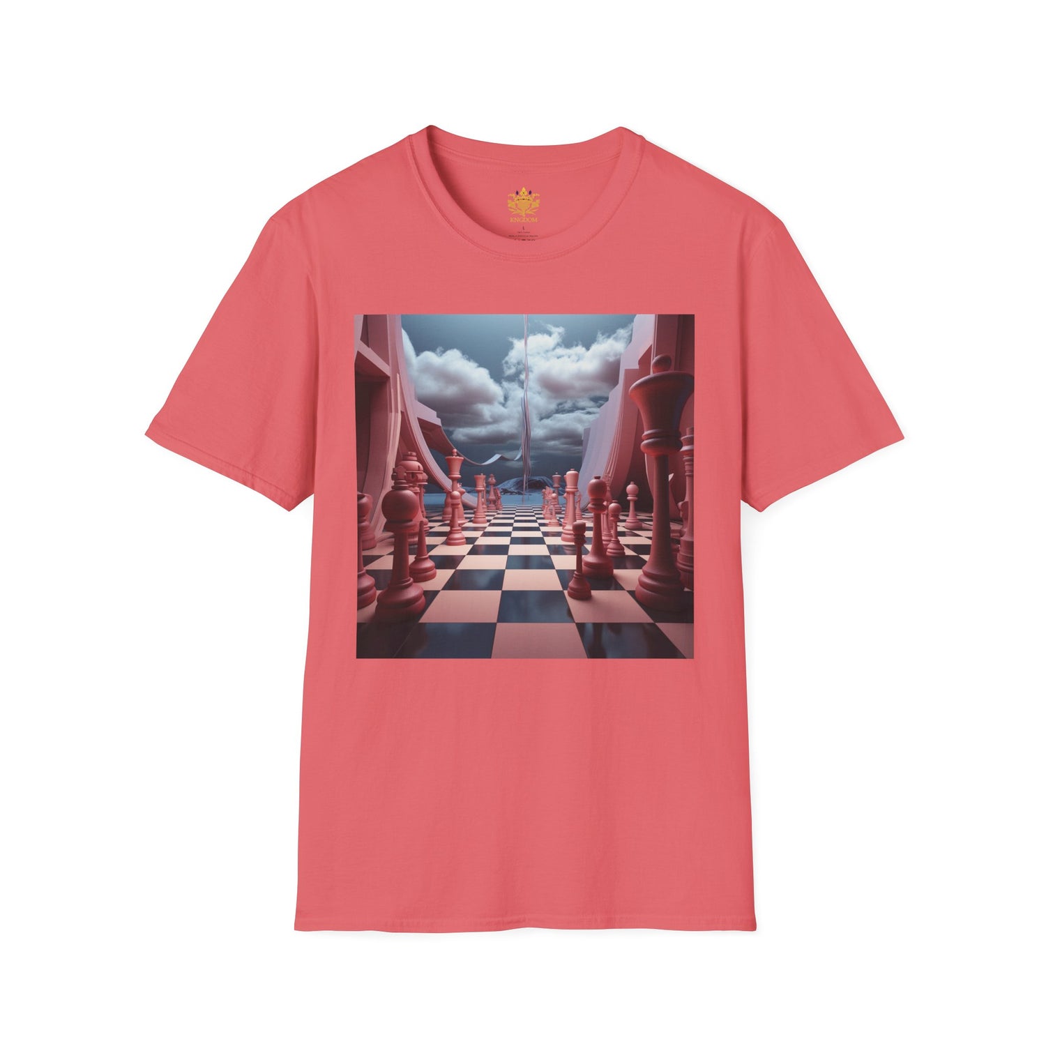 &quot;CHECKMATE&quot;: camiseta unisex de estilo suave con logotipo de Kingdom 