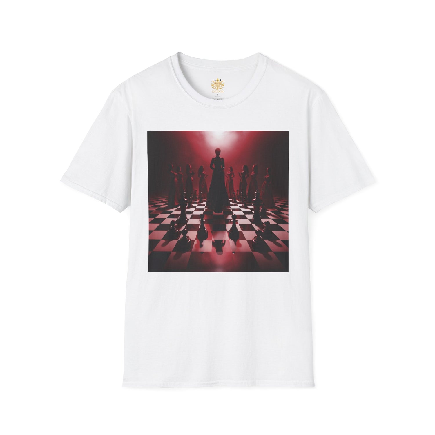 &quot;CHECKMATE&quot;: camiseta suave para mujer con logotipo de Kingdom 