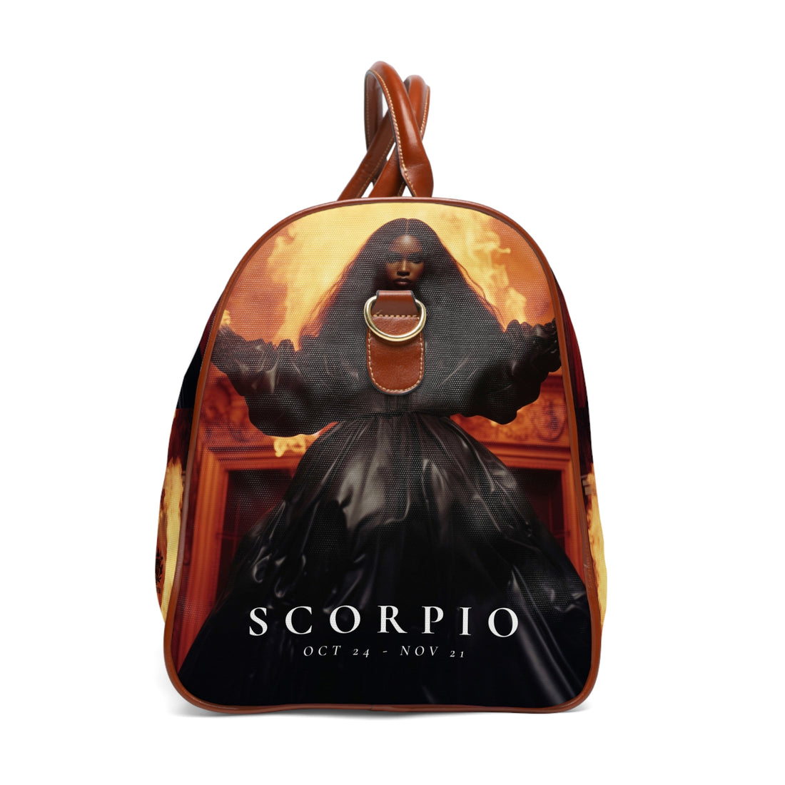 H.E.R &quot;SCORPIO&quot;- Vegan Leather Self-Expression Waterproof Travel Bag W/ Blk Kngdom Logo