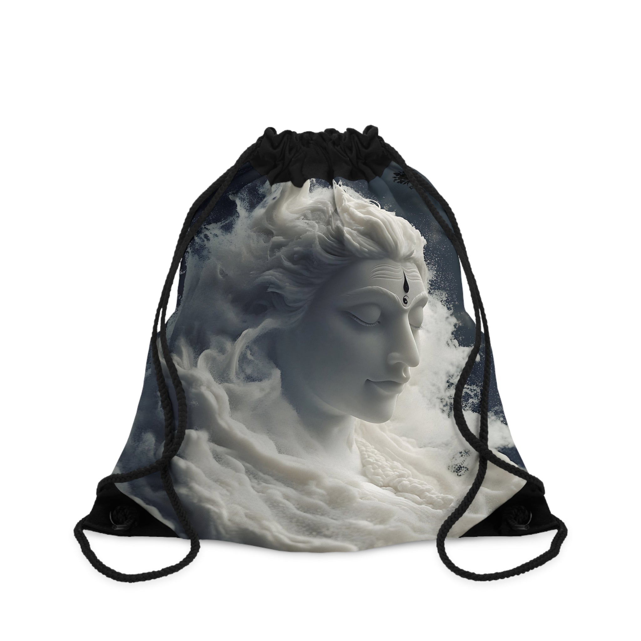 &quot;LORD SHIVA&quot;- Drawstring Bag W/ Blk Kngdom Logo