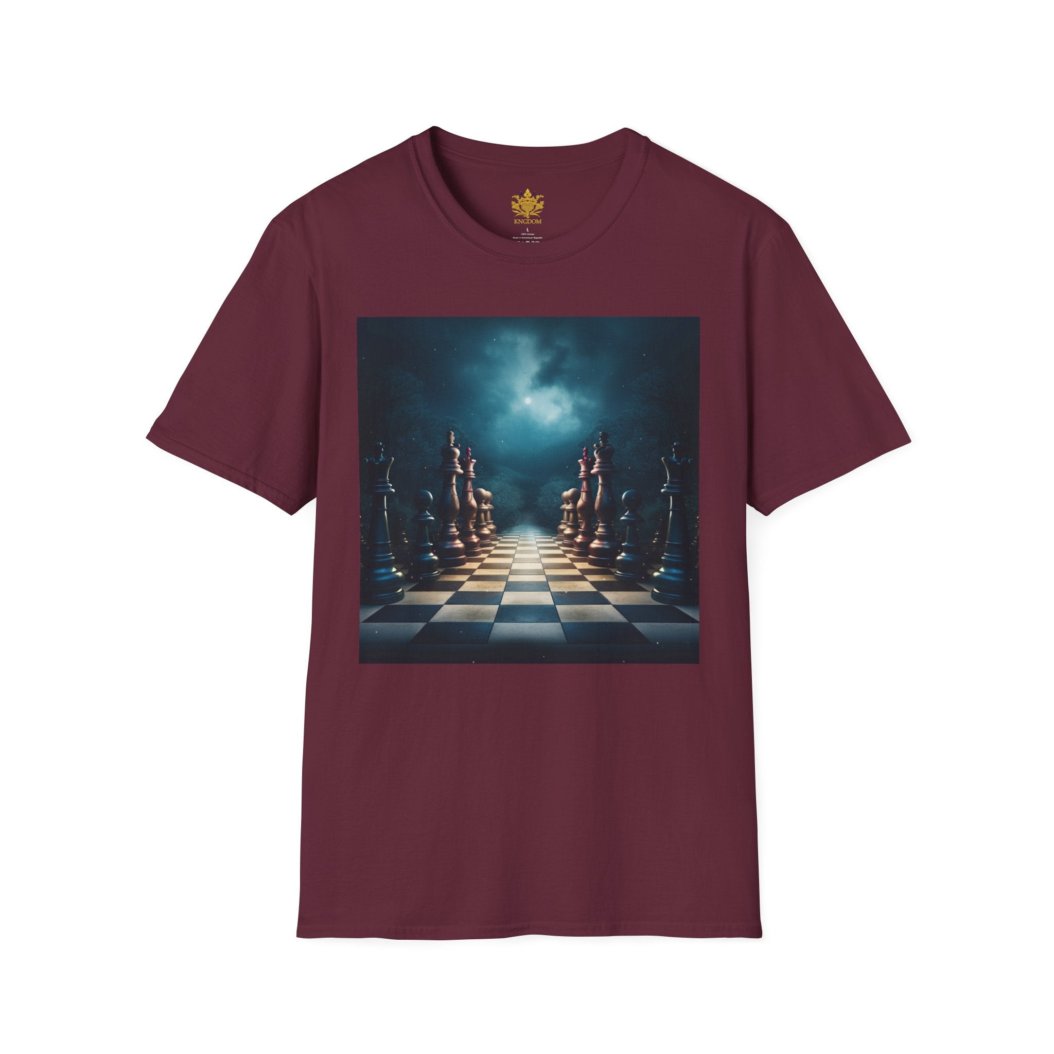 &quot;CHECKMATE&quot;: camiseta unisex de estilo suave con logotipo de Kingdom 