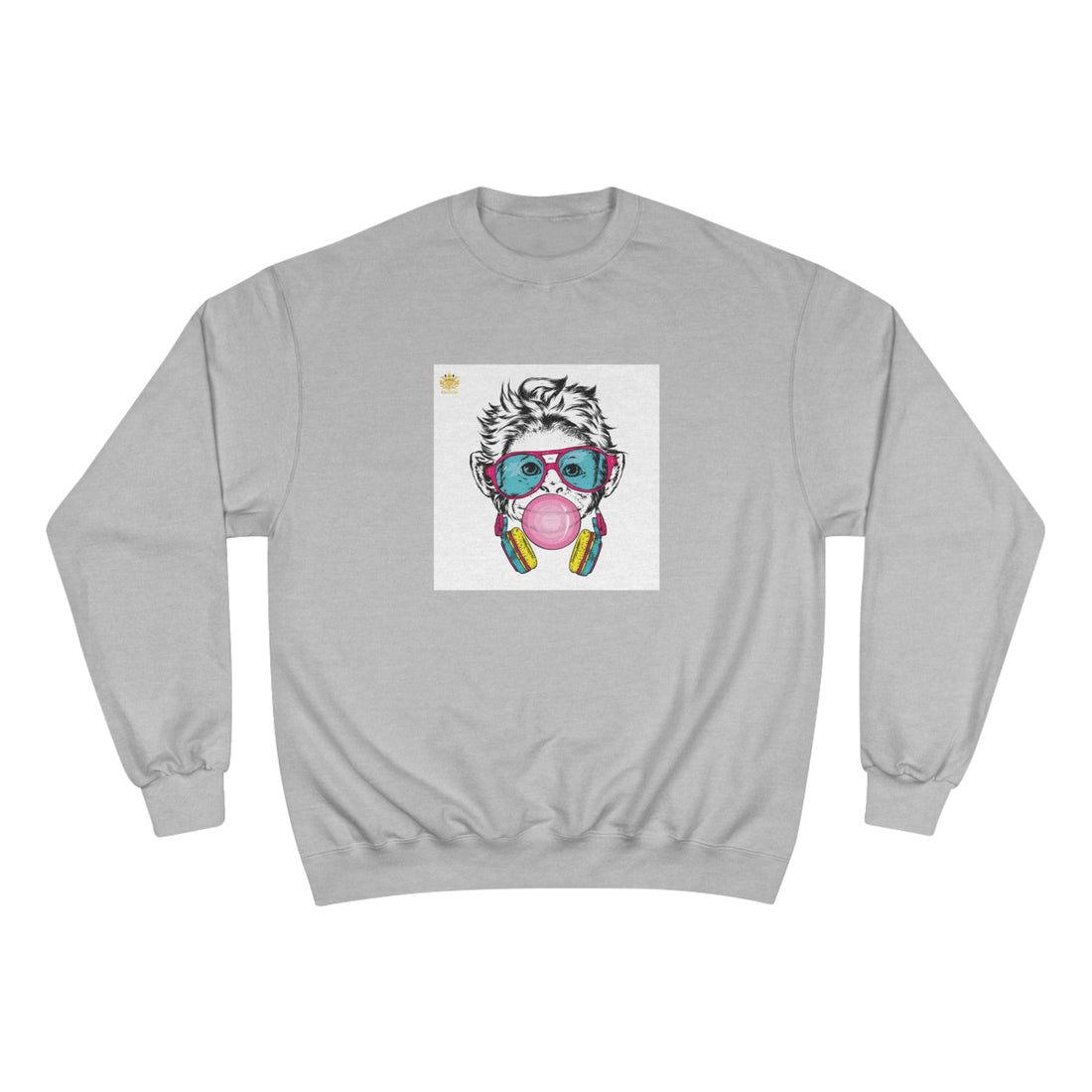 Kngdom &quot;DRIP&quot; (COOL MONKEY)- Unisex Champion Sweatshirt W/ Kngodm Logo