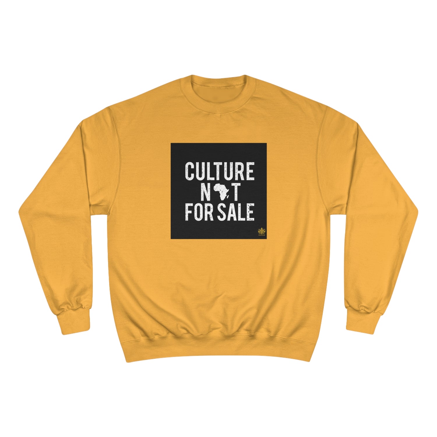 Kngdom &quot;DRIP&quot; (Culture Not For Sale)- Unisex Champion Sweatshirt W/ Kngdom Logo