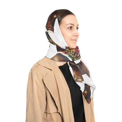 MOTHERLAND- &quot;Masterpiece&quot; Chiffon/Poly Scarf W/ Kngdom Logo