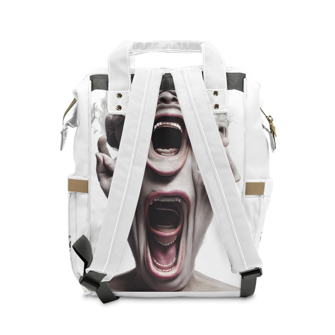 MADNESS &quot;INSANITY&quot;- Multifunctional Diaper Backpack W/ Blk Kngdom Logo