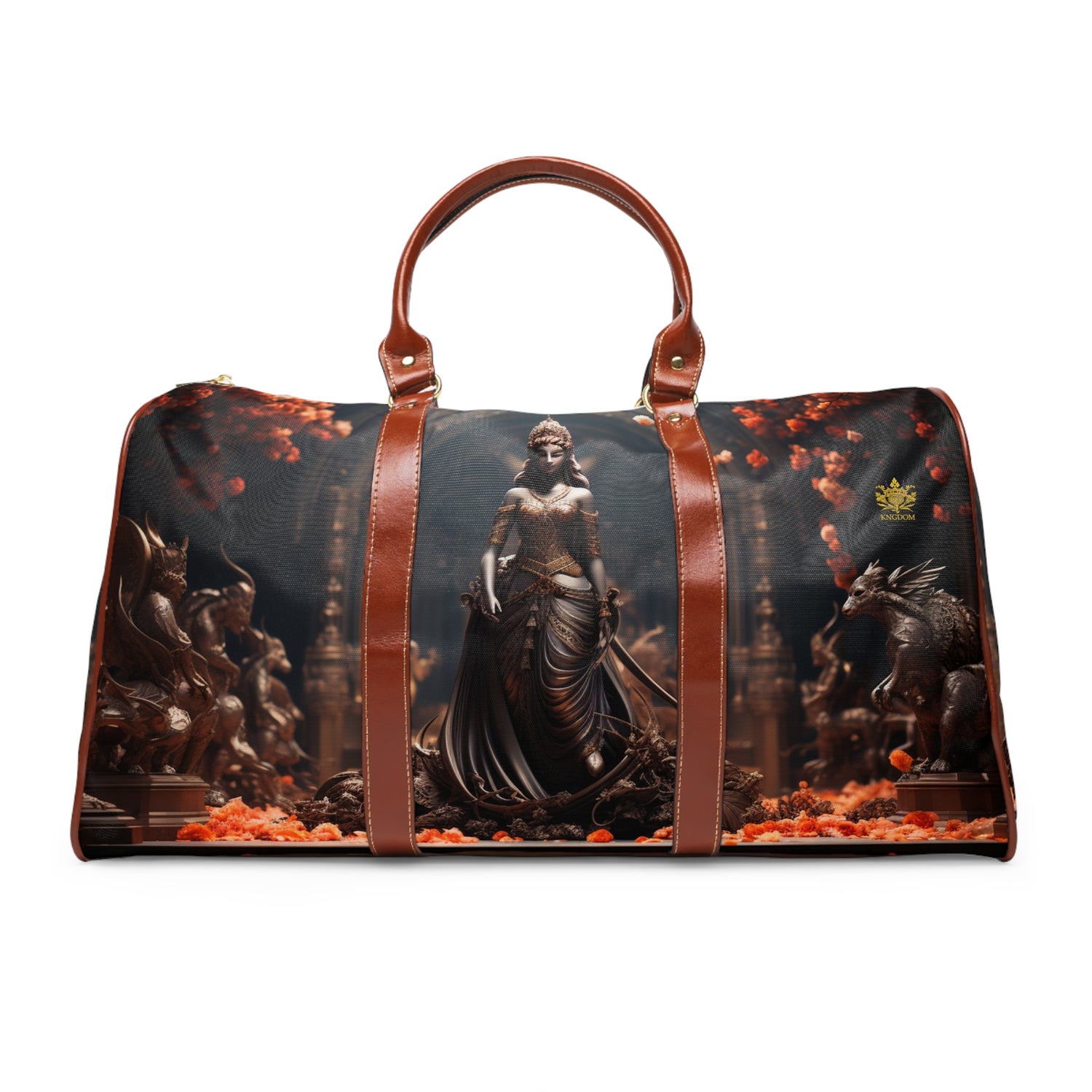 H.E.R &quot;ENIGMATIC GODDESS&quot;- Vegan Leather Self-Expression Waterproof Travel Bag W/ Kngdom Logo