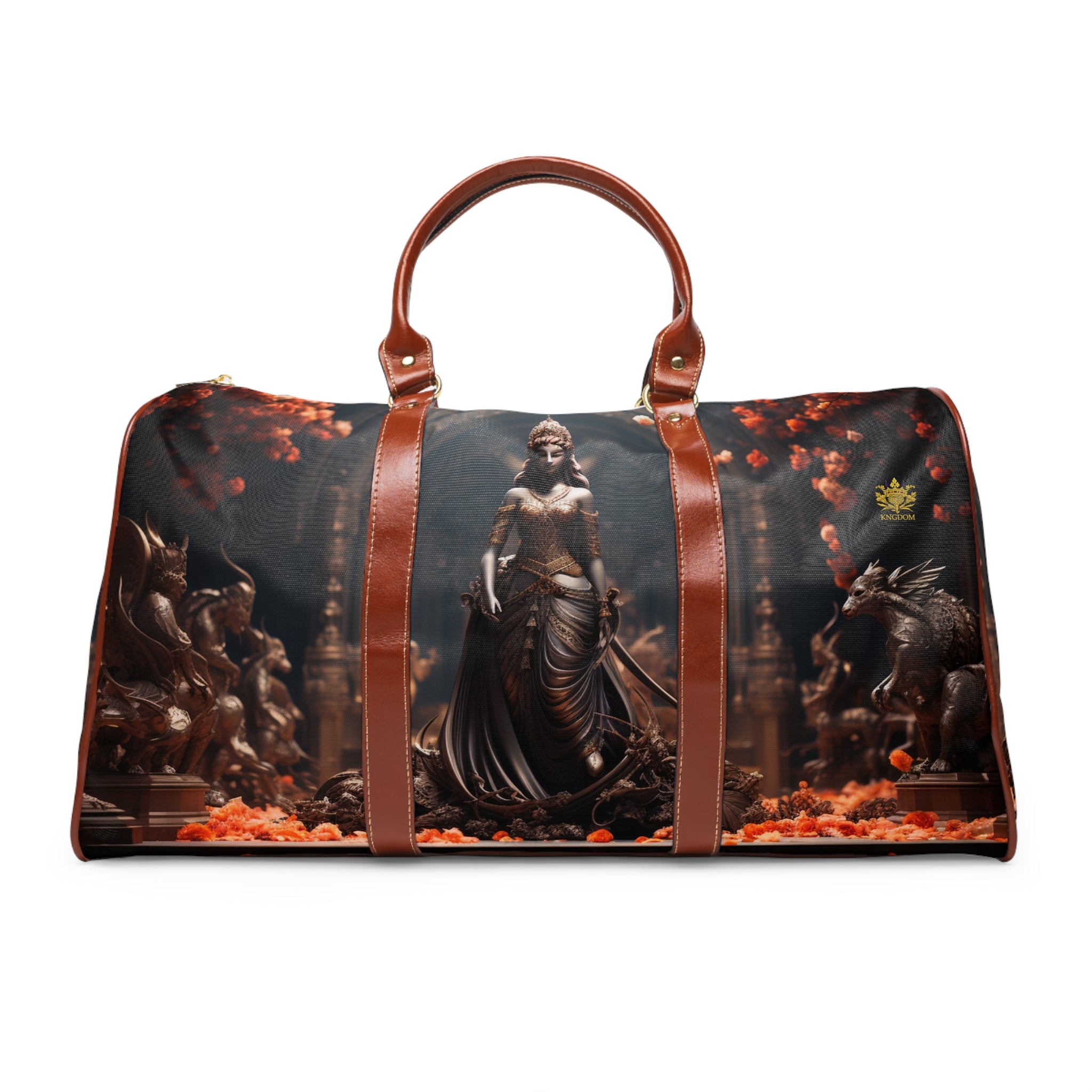 H.E.R &quot;ENIGMATIC GODDESS&quot;- Vegan Leather Self-Expression Waterproof Travel Bag W/ Kngdom Logo