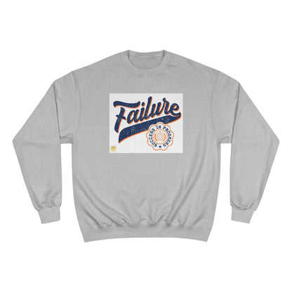 &quot;Failure-Success In Progress&quot;- Unisex Champion Sweatshirt W/ Kngdom Logo