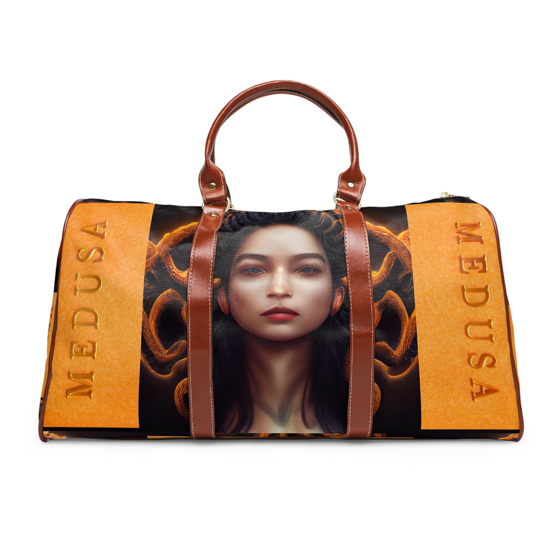 H.E.R &quot;MEDUSA&quot;- Vegan Leather Self-Expression Waterproof Travel Bag W/ Blk Kngdom Logo