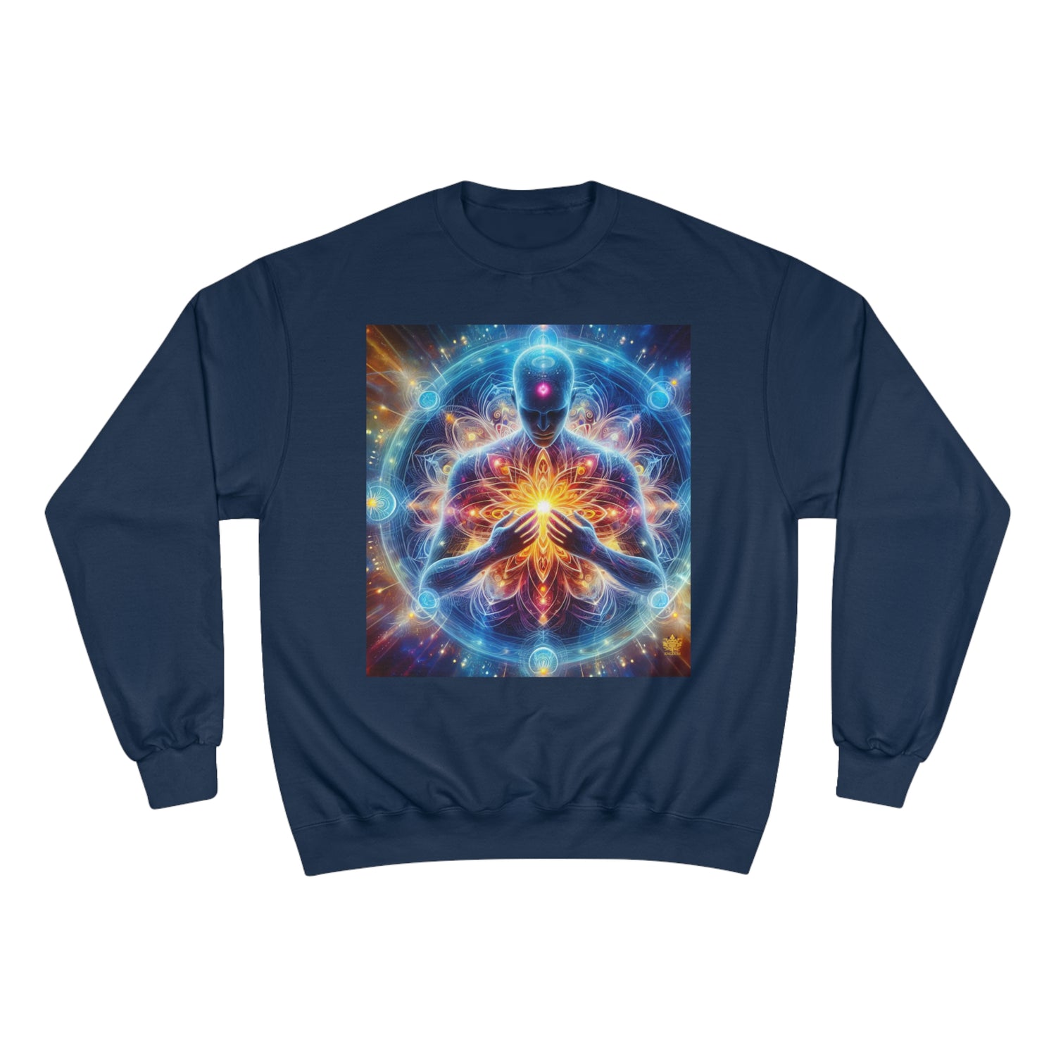 &quot;DIVINE ENERGY&quot;- Unisex Champion Sweatshirt W/ Kngdom Logo