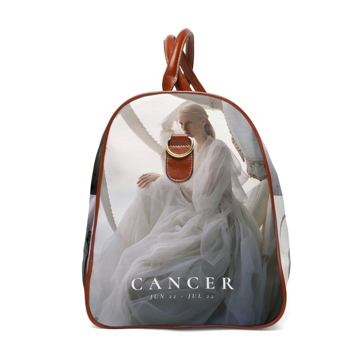 H.E.R &quot;CANCER&quot;- Vegan Leather Self-Expression Waterproof Travel Bag W/ Kngdom Logo