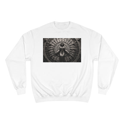 &quot;CHAKRA&quot;- Unisex Champion Sweatshirt W/ Blk Kngdom Logo