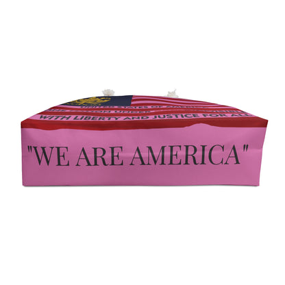 &quot;WE ARE AMERICA&quot;- Weekender Bag W/ Kngdom Logo