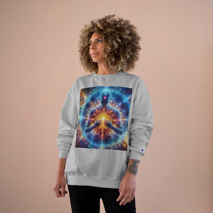 &quot;DIVINE ENERGY&quot;- Unisex Champion Sweatshirt W/ Kngdom Logo