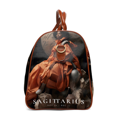 H.E.R &quot;SAGITTARIUS&quot;- Vegan Leather Self -Expression Waterproof Travel Bag W/ Blk Kngdom Logo