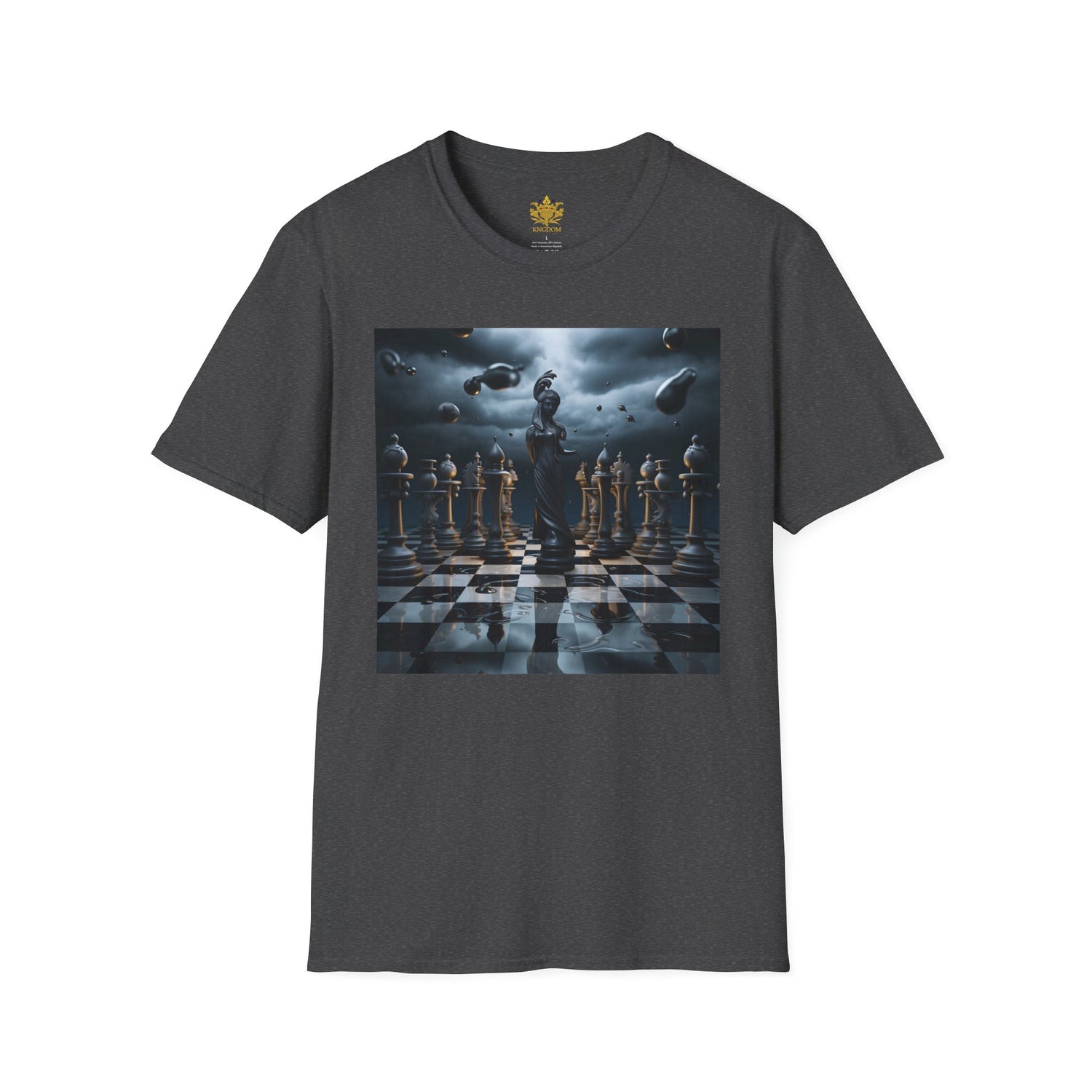 &quot;CHECKMATE&quot;: camiseta suave para mujer con logotipo de Kingdom 