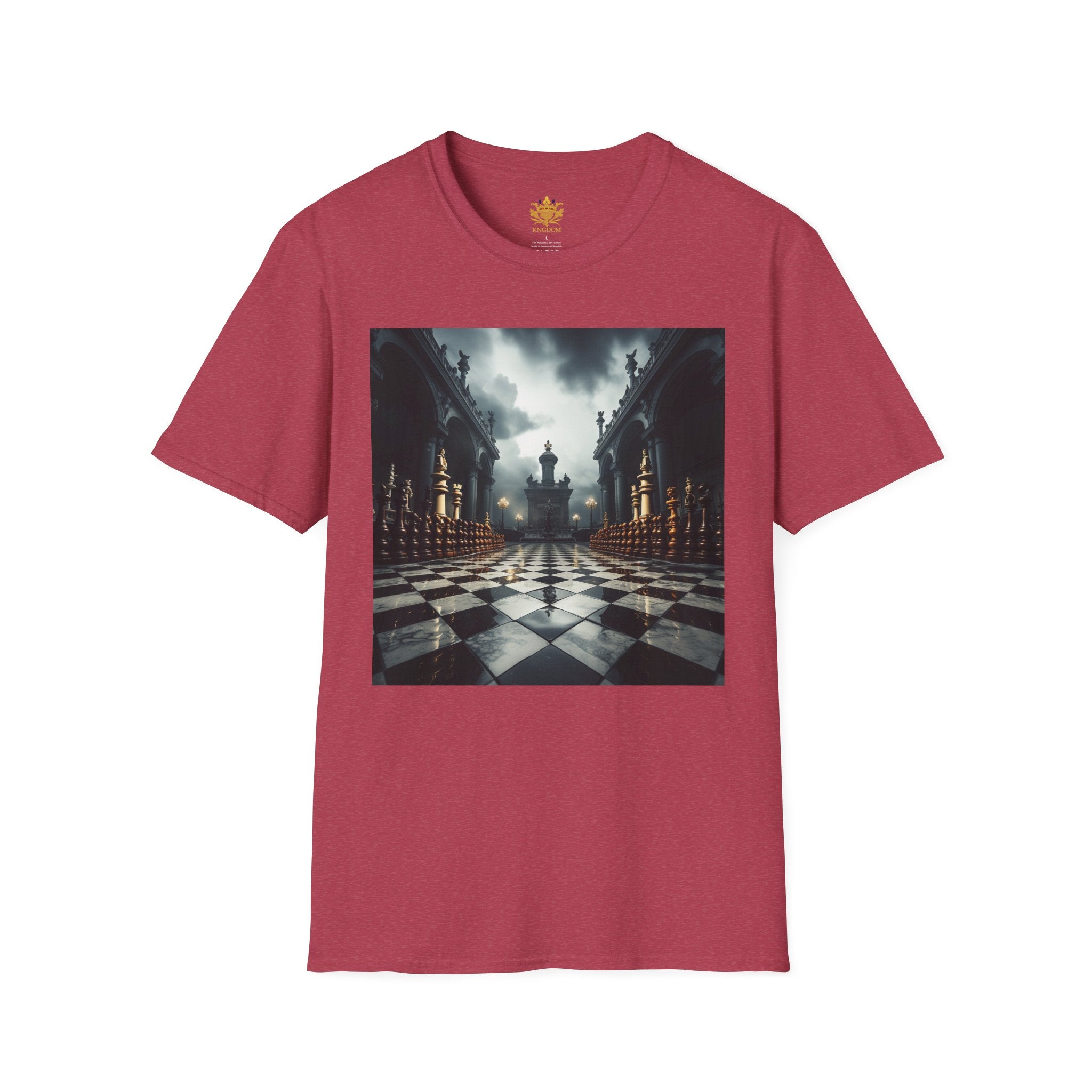 &quot;CHECKMATE&quot;: camiseta unisex de estilo suave con logotipo de Kingdom 