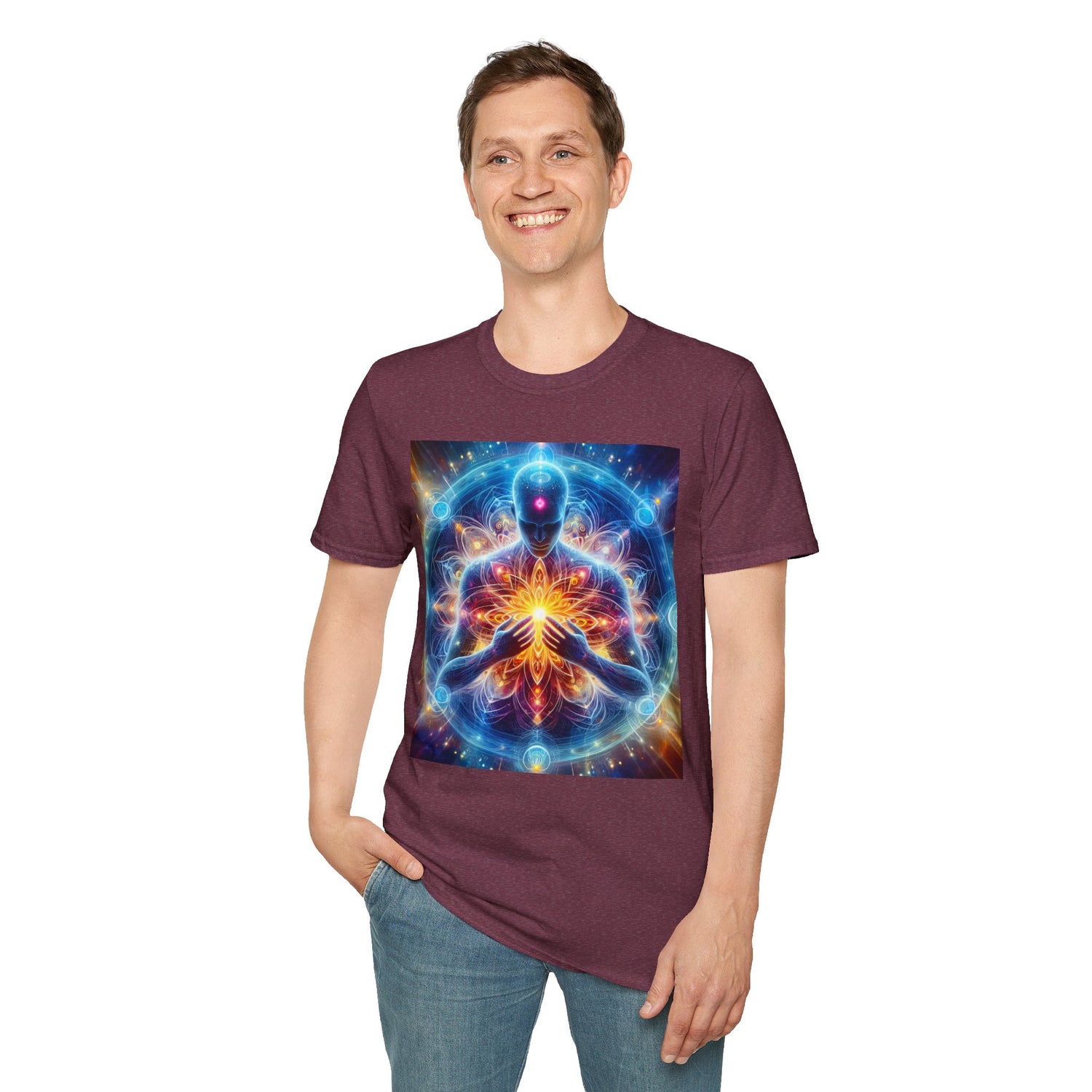 &quot;DIVINE ENERGY&quot;- Unisex Softstyle T-Shirt W/ Kngdom Logo