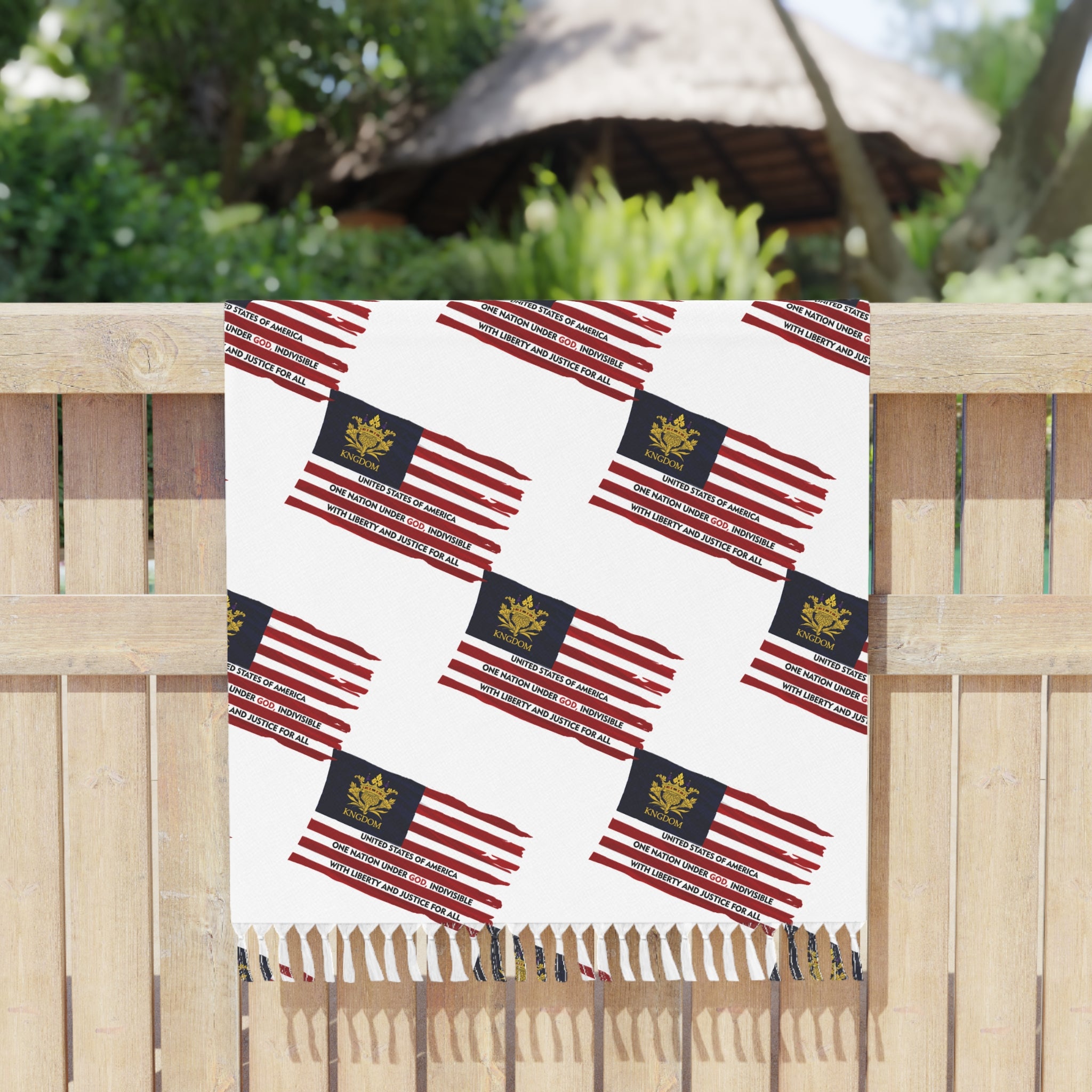 &quot;WE ARE AMERICA&quot;- Boho Beach Cloth