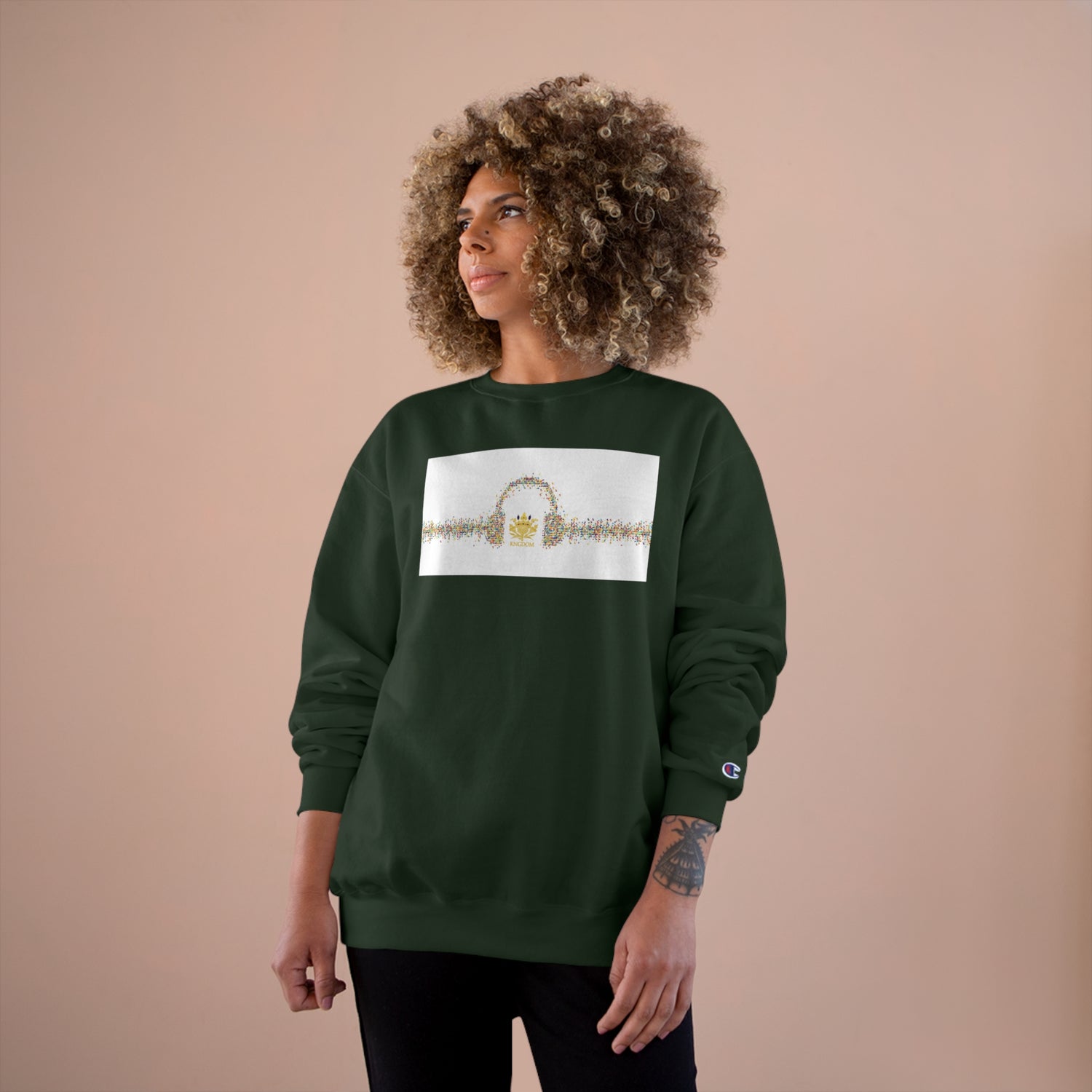 &quot;Become Your Own MOVEMENT&quot;- Unisex Champion Sweatshirt W/ Kngdom Logo