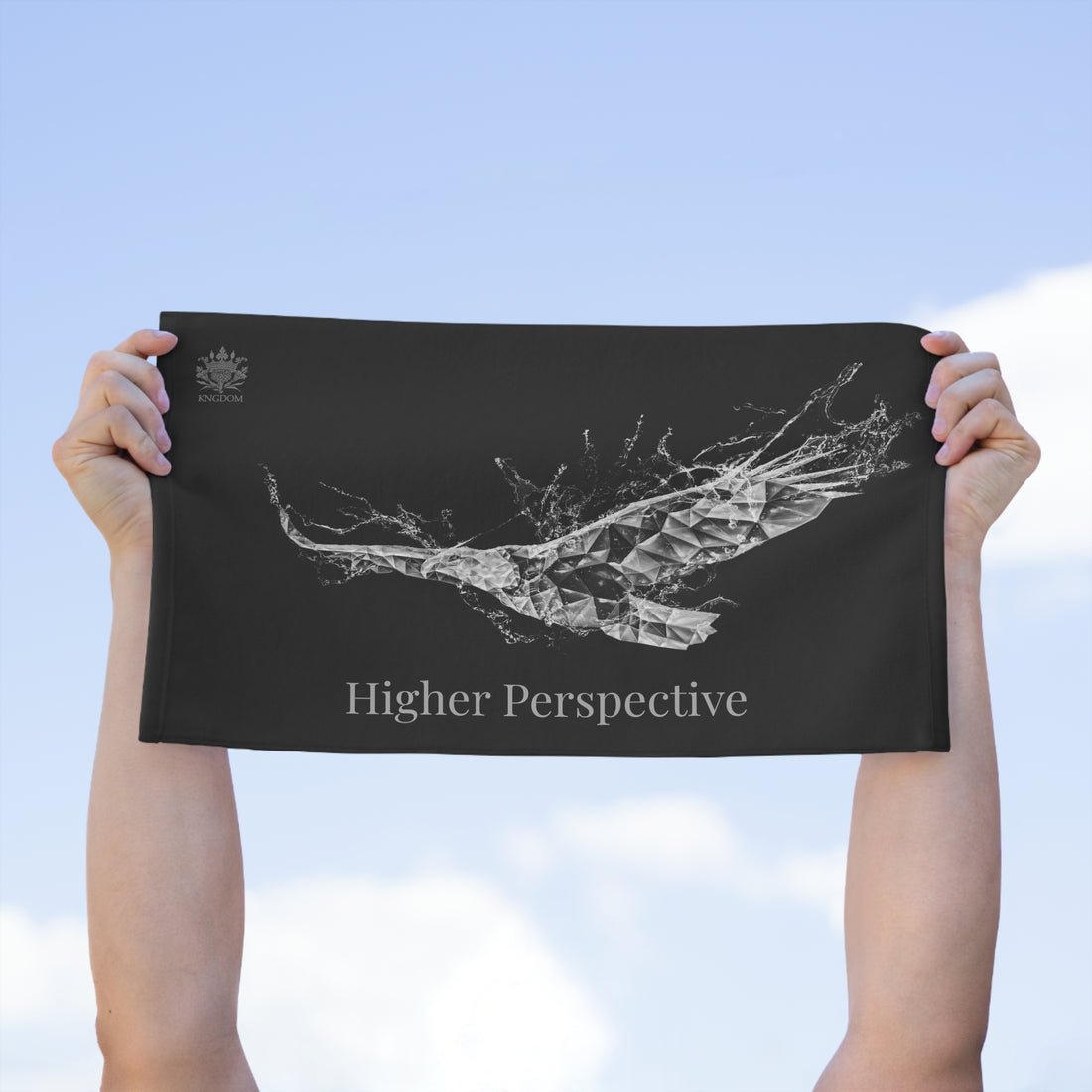 &quot;Higher Perspective&quot;- Rally Towel W/Grey Kngdom Logo