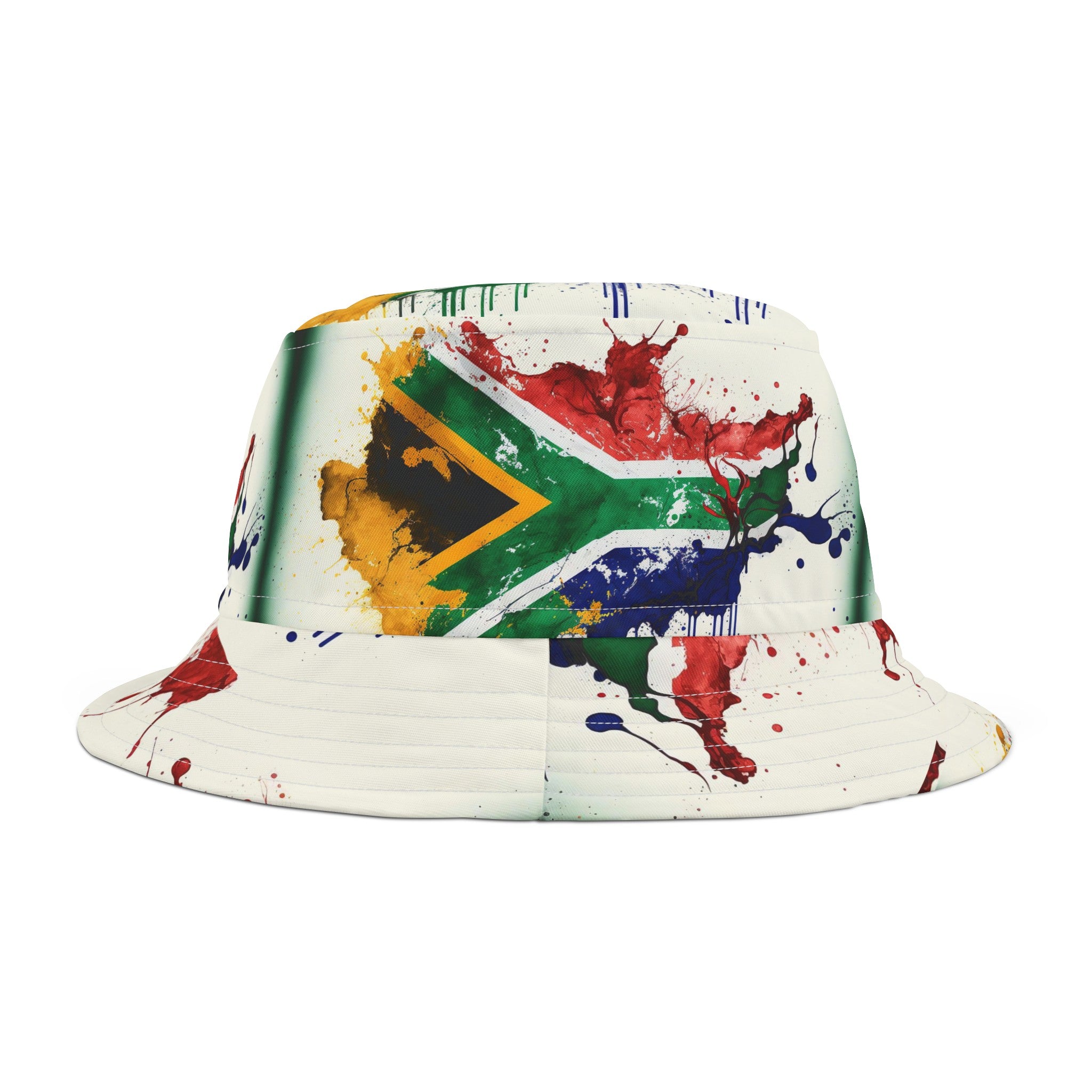 MOTHERLAND- &quot;Mandela&quot;- Unisex Bucket Hat W/ Blk Kngdom Logo