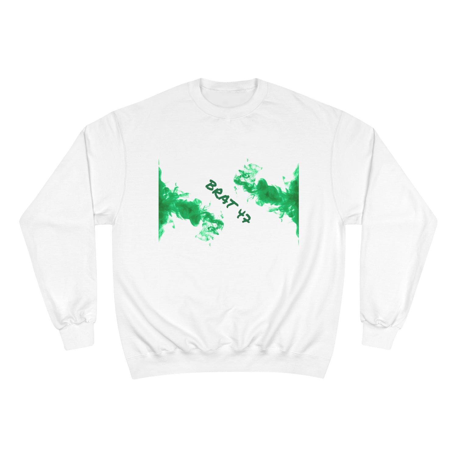 &quot;BRAT 47&quot;(QUOTE)- Unisex Champion Sweatshirt W/ Kngdom Logo