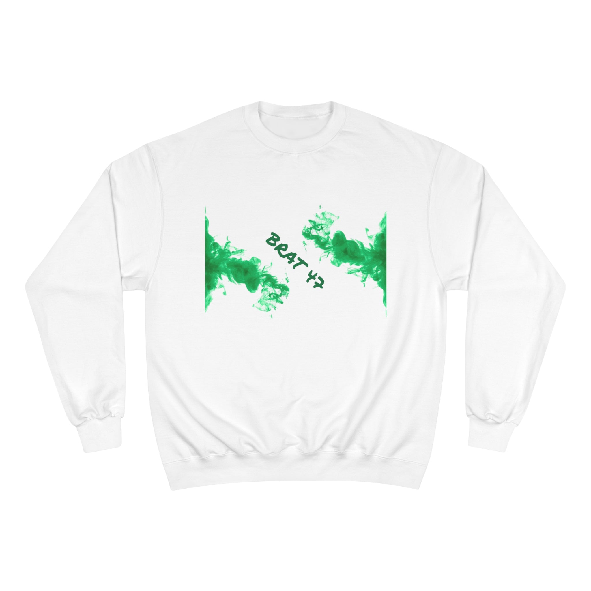 &quot;BRAT 47&quot;(QUOTE)- Unisex Champion Sweatshirt W/ Kngdom Logo