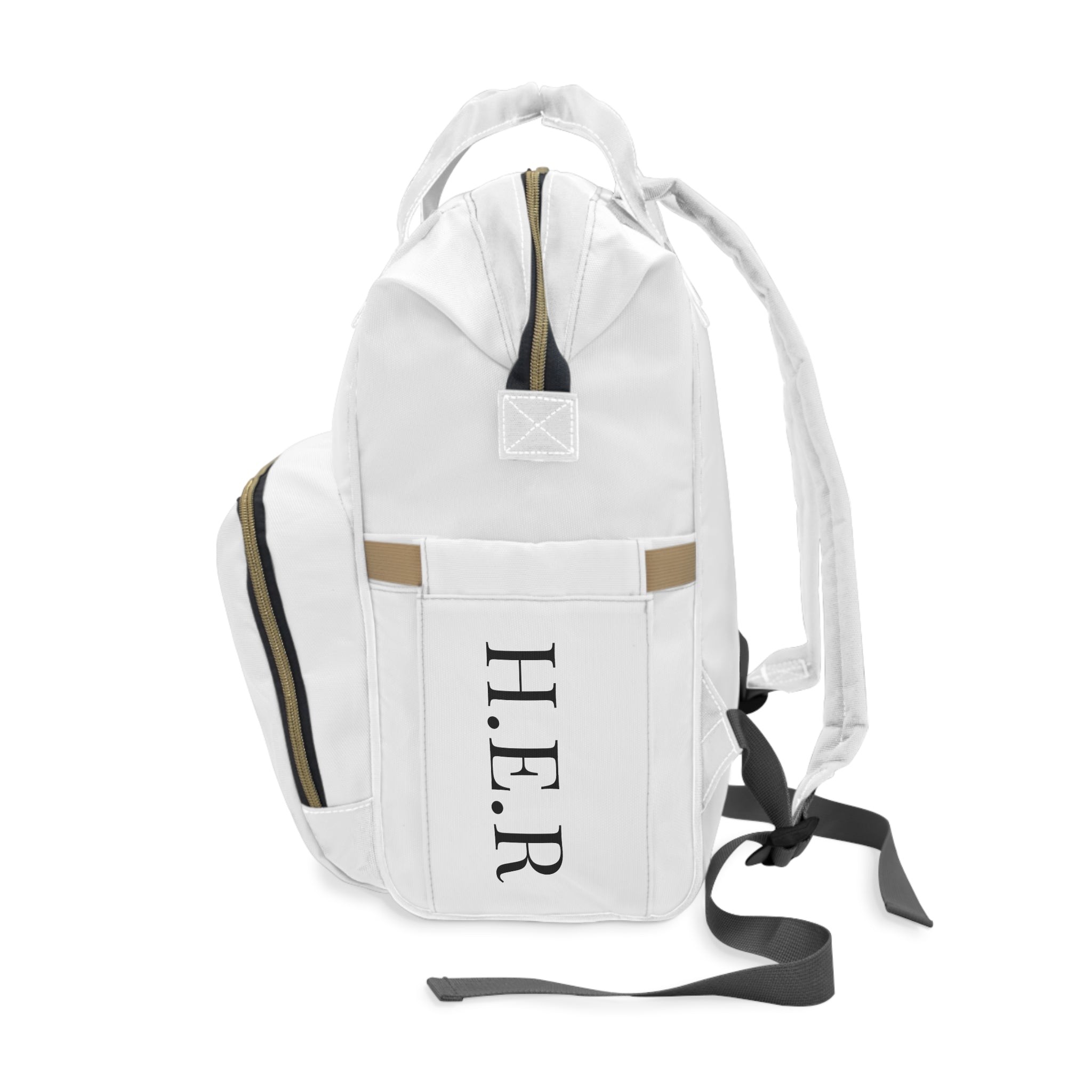 H.E.R (Heroism/Eagerness/Relevant) - Multifunctional Backpack W/ Blk Kngdom Logo