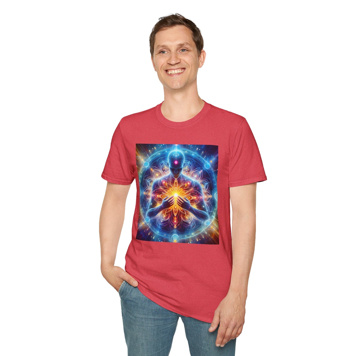 &quot;DIVINE ENERGY&quot;- Unisex Softstyle T-Shirt W/ Kngdom Logo