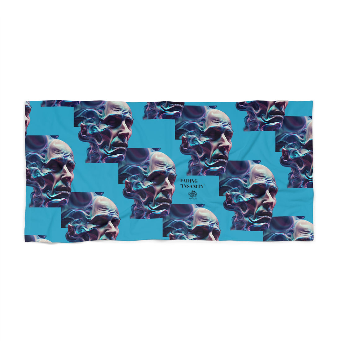 FADING &quot;INSANITY&quot;- Beach Towel W/Blk Kngdom Logo