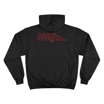 &quot;KAMALA HARRIS FOR THE PEOPLE 2024&quot;(QUOTE)- Unisex Champion Hoodie W/ Kngdom Logo