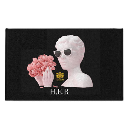 &quot;H.E.R&quot; (Heroism/Eagerness/Relevant)- Rally Towel W/ Kngdom Logo