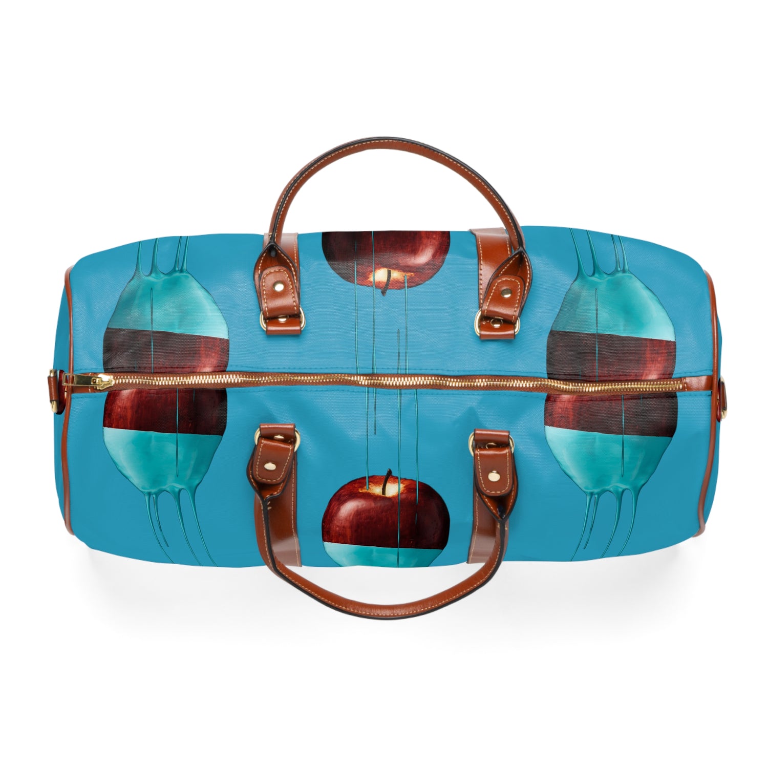 Kngdom (APPLE) &quot;DRIP&quot;- Vegan Leather Self-Expression Waterproof Travel Bag W/ Kngdom Logo