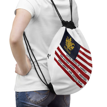 &quot;WE ARE AMERICA&quot;- Drawstring Bag