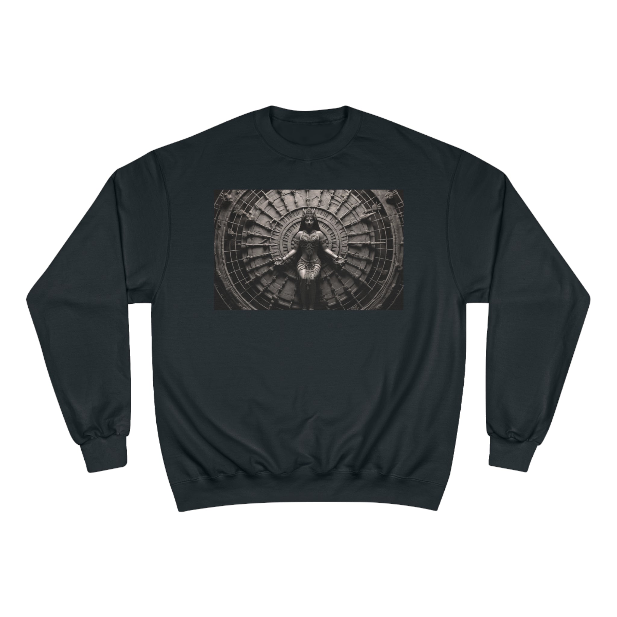 &quot;CHAKRA&quot;- Unisex Champion Sweatshirt W/ Blk Kngdom Logo