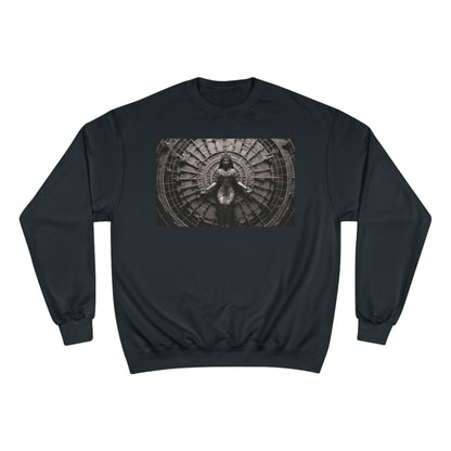 &quot;CHAKRA&quot;- Unisex Champion Sweatshirt W/ Blk Kngdom Logo