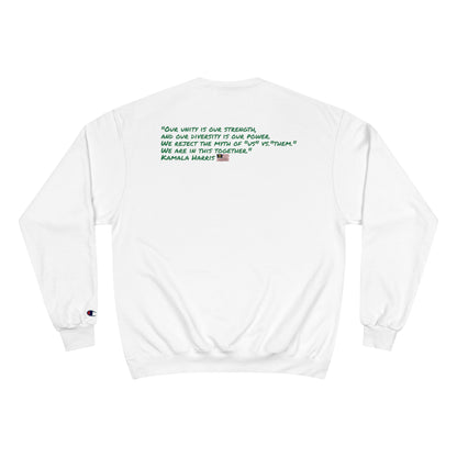 &quot;BRAT 2024&quot;(QUOTE)- Unisex Champion Sweatshirt W/ Kngdom Logo