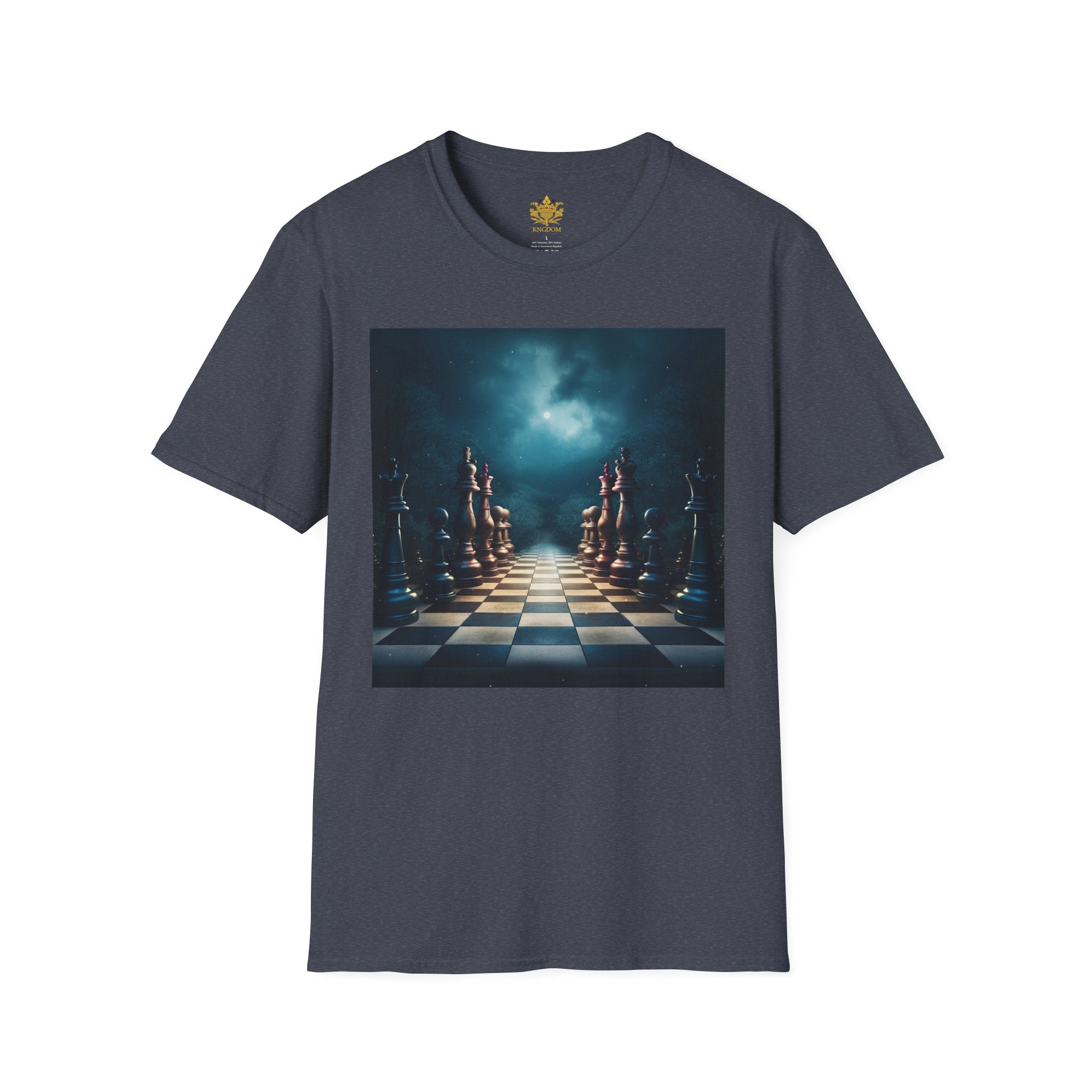 &quot;CHECKMATE&quot;: camiseta unisex de estilo suave con logotipo de Kingdom 