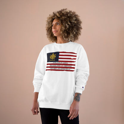 &quot;WE ARE AMERICA&quot;- Unisex Champion Sweatshirt