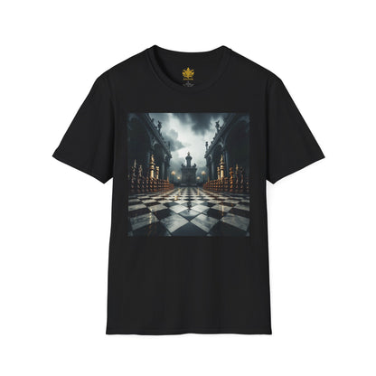 &quot;CHECKMATE&quot;: camiseta unisex de estilo suave con logotipo de Kingdom 