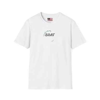 &quot;BRAT&quot;(QUOTE)- Unisex Softstyle T-Shirt W/ Kngdom Logo