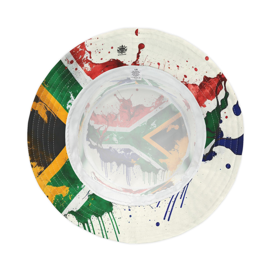 MOTHERLAND- &quot;Mandela&quot;- Unisex Bucket Hat W/ Blk Kngdom Logo